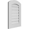 Ekena Millwork Arch Top Surface Mount PVC Gable Vent: Non-Functional, w/ 3-1/2"W x 1"P Standard Frame, 18"W x 24"H GVPAR18X2401SN - alternate 4